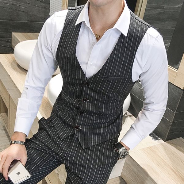 mens dress vest british style stripe slim fit chaleco hombre men vest single breasted casual gilet waistcoat men 5xl-m, Black;white
mens dress vest british style stripe slim fit chaleco hombre men vest single breasted casual gilet waistcoat men 5xl-m, Black;white