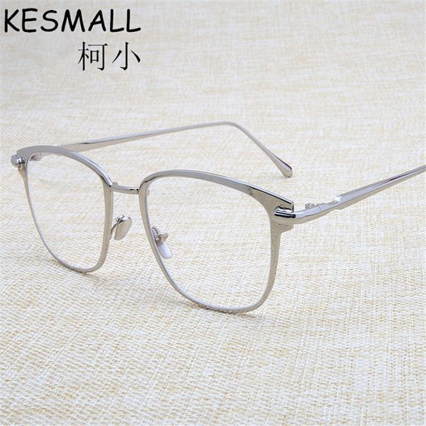 2018 optical light glasses frame women men computer glasses metal frames male myopia eyeglasses frame pink oculos de grau yj727, Silver
2018 optical light glasses frame women men computer glasses metal frames male myopia eyeglasses frame pink oculos de grau yj727, Silver