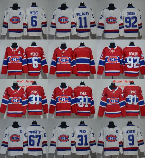 31 Carey Price Montreal Canadiens Men Women Youth Maur Richard 6 Shea Weber 67 Max Pacioretty 92 Jonathan Drouin 11 Brendan Gallagher Jersey
31 Carey Price Montreal Canadiens Men Women Youth Maur Richard 6 Shea Weber 67 Max Pacioretty 92 Jonathan Drouin 11 Brendan Gallagher Jersey