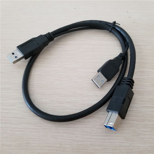 10pcs/lot usb 3.0 type a male to usb b male & usb 2.0 a power supply data extension black cable 60cm
10pcs/lot usb 3.0 type a male to usb b male & usb 2.0 a power supply data extension black cable 60cm