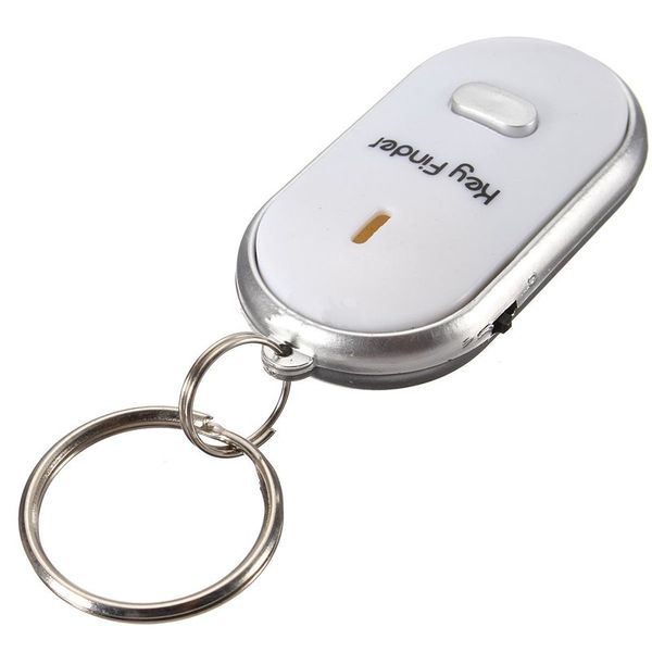 led anti-lost key finder find locator keychain whistle beep sound control torch, Silver
led anti-lost key finder find locator keychain whistle beep sound control torch, Silver