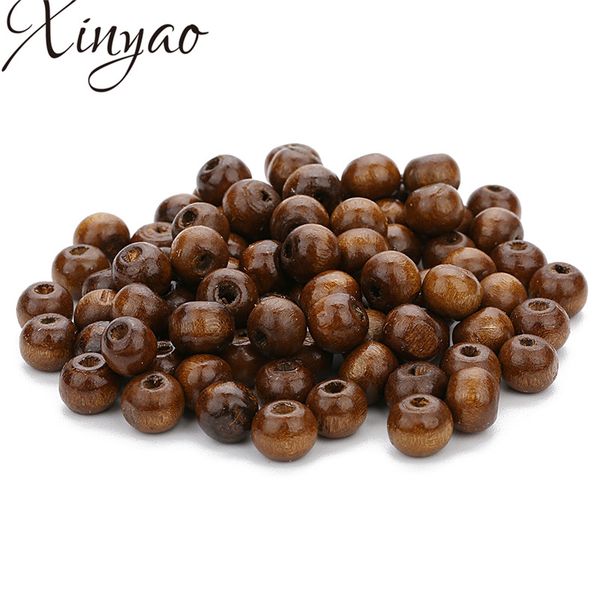 xinyao 200pc 8.8x7mm natural round wood bead brown abacus spacer beads with 2.5mm hole for diy bracelet jewelry finding f7500, Black
xinyao 200pc 8.8x7mm natural round wood bead brown abacus spacer beads with 2.5mm hole for diy bracelet jewelry finding f7500, Black