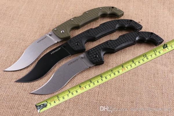 440 Cold Steel 29UXTGH VOYAGER XL Folder Folding Knife Blade TANTO Drop Point Camping EDC Pocket Tactical Xmas Gift Knives 10 Styles P190R
440 Cold Steel 29UXTGH VOYAGER XL Folder Folding Knife Blade TANTO Drop Point Camping EDC Pocket Tactical Xmas Gift Knives 10 Styles P190R