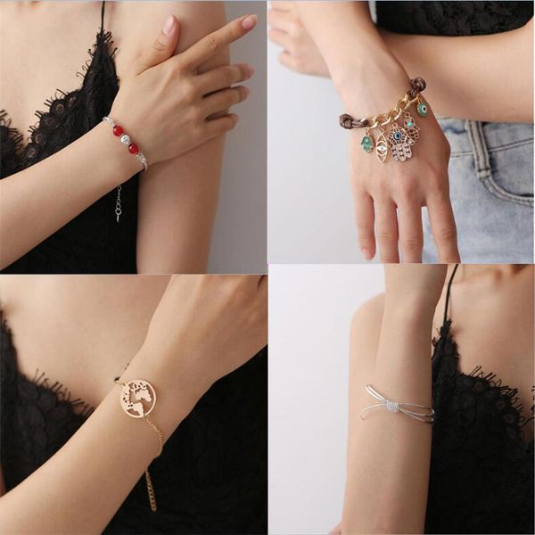 punk design turkish eye bracelets for girls woman new fashion wristband female leather bracelet stone vintage jewelry, Golden;silver
punk design turkish eye bracelets for girls woman new fashion wristband female leather bracelet stone vintage jewelry, Golden;silver