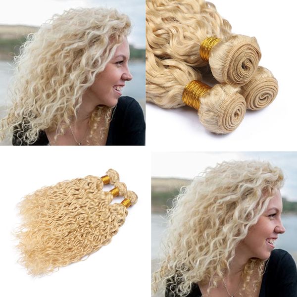 brazilian color 613 virgin human hair weft extensions 3 bundles lot blonde #613 water wave wavy virgin human hair weaves, Black
brazilian color 613 virgin human hair weft extensions 3 bundles lot blonde #613 water wave wavy virgin human hair weaves, Black
