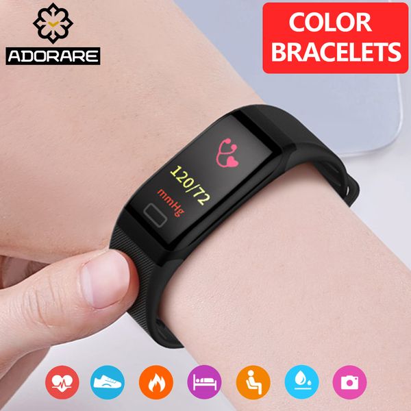 adorare r7 smart wrist watch for men women fitness tracker heart rate monitor usb charging electronic smart wristband, Slivery;brown
adorare r7 smart wrist watch for men women fitness tracker heart rate monitor usb charging electronic smart wristband, Slivery;brown