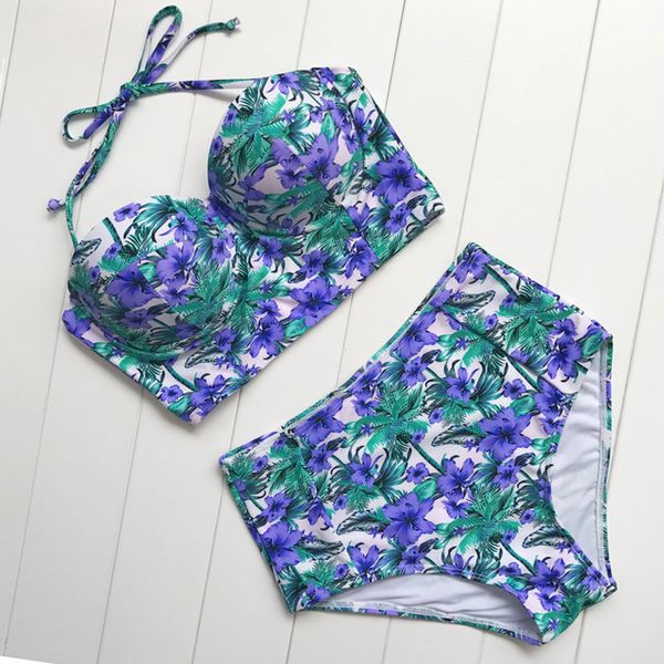 High Waist Sexy Floral Print High Waist Swimsuit Bikini Push Up Swimwear Women Vintage Biquini Bathing Suit Maillot De Bain Femme Xxl
High Waist Sexy Floral Print High Waist Swimsuit Bikini Push Up Swimwear Women Vintage Biquini Bathing Suit Maillot De Bain Femme Xxl
