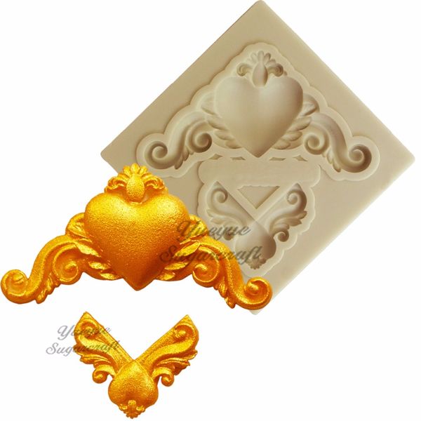 yueyue sugarcraft heart silicone mold fondant mold cake decorating tools chocolate gumpaste
yueyue sugarcraft heart silicone mold fondant mold cake decorating tools chocolate gumpaste