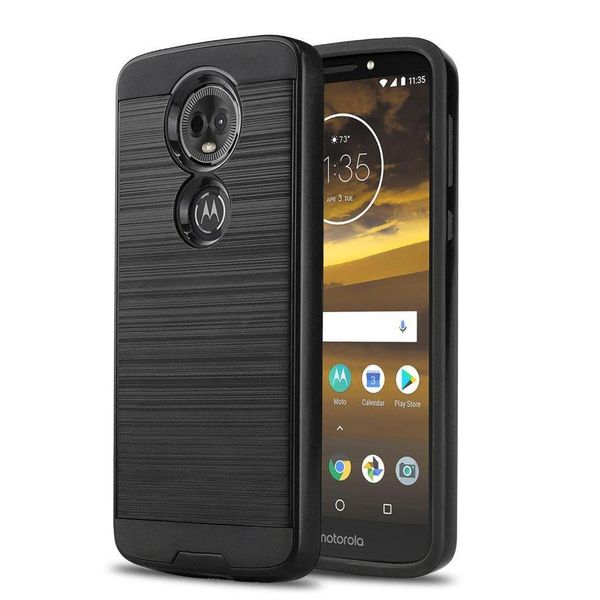 

hybrid armor brushed cases for motorola moto e6 g7 e5 plus play go x5 g6 g5 s e4 plus x style