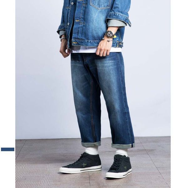 new fashion men casual jeans straight loose baggy washed denim jeans hip hop harem pants vintage skateboard do the old trousers, Blue
new fashion men casual jeans straight loose baggy washed denim jeans hip hop harem pants vintage skateboard do the old trousers, Blue