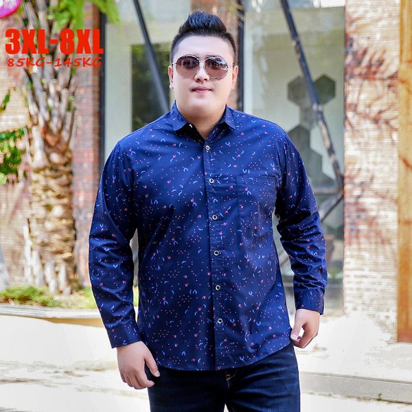 england style 3xl- 8xl blue floral men shirts casual 6xl 7xl 8xl male shirts full sleeve 100% cotton plus size for men, White;black
england style 3xl- 8xl blue floral men shirts casual 6xl 7xl 8xl male shirts full sleeve 100% cotton plus size for men, White;black