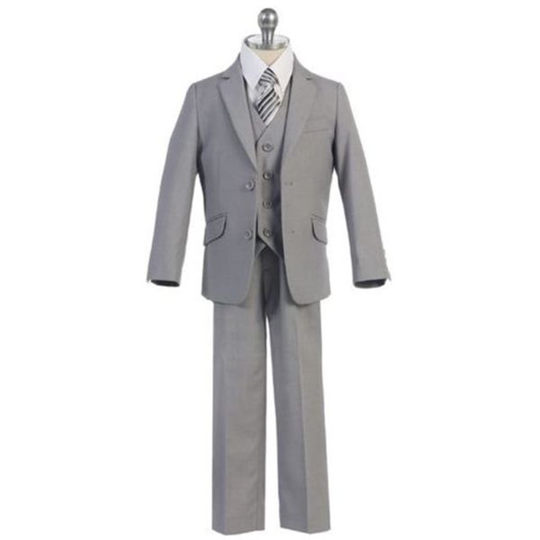 custom gray single-breasted boy suit three-piece suit (coat + pants + vest) boy dance party dress children graduation ceremony dress, Black
custom gray single-breasted boy suit three-piece suit (coat + pants + vest) boy dance party dress children graduation ceremony dress, Black