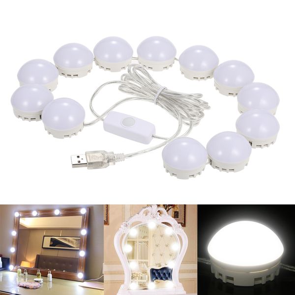 12 /10 leds makeup mirror vanity mirror light bulbs kit adjustable brightness usb charging port diy comestic lamp with dimmer
12 /10 leds makeup mirror vanity mirror light bulbs kit adjustable brightness usb charging port diy comestic lamp with dimmer