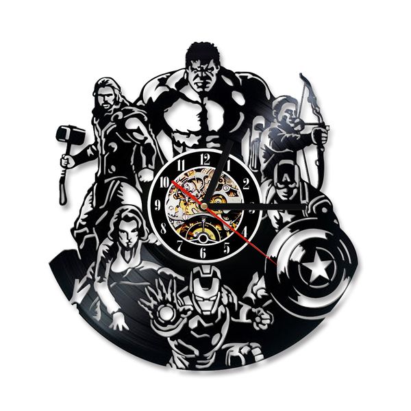 diy подарок для смены часов 2018 De Avengers Vorm Виниловая пластинка Clok Creative Hollow Marvel Comics Iron M
diy подарок для смены часов 2018 De Avengers Vorm Виниловая пластинка Clok Creative Hollow Marvel Comics Iron M