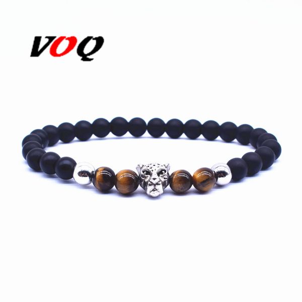 fashion plating gold with silver animal style leopard head bracelet 6mm tiger eye natural stone beads bracelet for men jewelry, Black
fashion plating gold with silver animal style leopard head bracelet 6mm tiger eye natural stone beads bracelet for men jewelry, Black