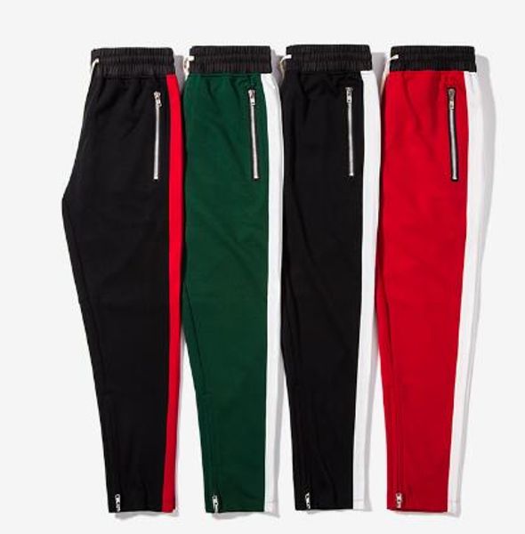 2018 vintage men side stripe zipper trouser cotton fashion sweatpants elastic waist casual pants new harem pants, Black
2018 vintage men side stripe zipper trouser cotton fashion sweatpants elastic waist casual pants new harem pants, Black