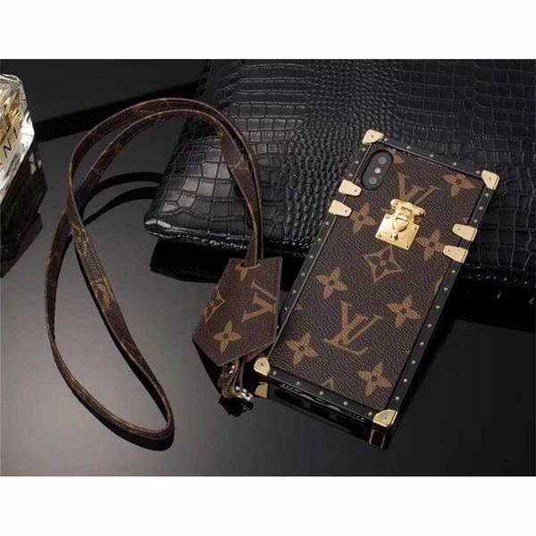 Luxury Brand PU Leather Phone Cases for IPhone XR XS MAX 8 7 Plus 6S Classic Back Cover WITH layard
Luxury Brand PU Leather Phone Cases for IPhone XR XS MAX 8 7 Plus 6S Classic Back Cover WITH layard