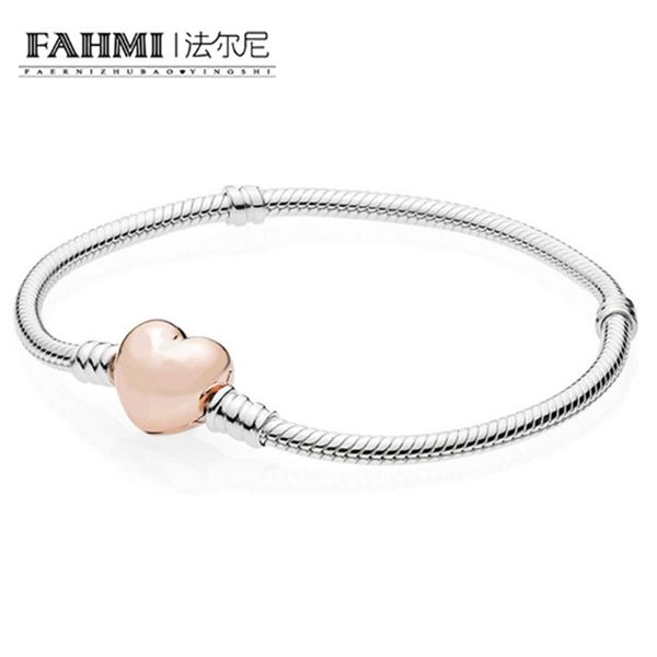 fahmi 100% 925 sterling-silver-jewelry bracelets for women diy beads jewelry making rose gold color heart clasp bracelet 580719, Black
fahmi 100% 925 sterling-silver-jewelry bracelets for women diy beads jewelry making rose gold color heart clasp bracelet 580719, Black