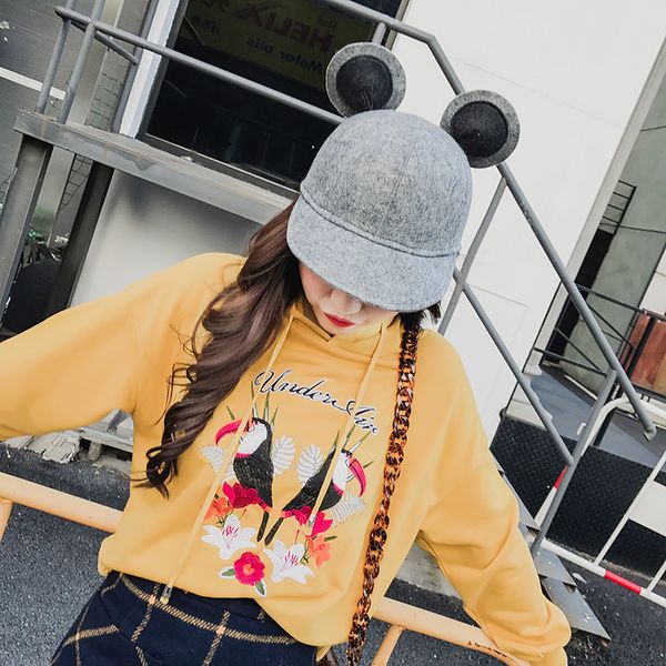 roseluosi women cute baseball cap autumn winter new faux woolen snapback hats for woman casquette femme, Blue;gray
roseluosi women cute baseball cap autumn winter new faux woolen snapback hats for woman casquette femme, Blue;gray