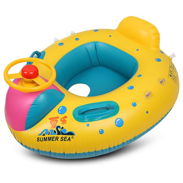 inflatable baby float seat boat with canopy infant swim rings which can cover the baby well and can also be taken at will
inflatable baby float seat boat with canopy infant swim rings which can cover the baby well and can also be taken at will