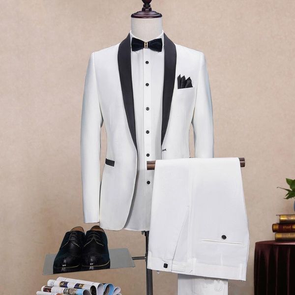 custom made two piece white groom tuxedos 2018 groomsmen man prom suit men wedding suits bridegroom fomal wear (jacket+tie+pants, Black;gray
custom made two piece white groom tuxedos 2018 groomsmen man prom suit men wedding suits bridegroom fomal wear (jacket+tie+pants, Black;gray