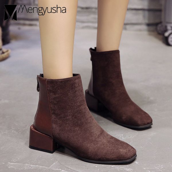 plaid velvet brand designer square motorcycle bota patchwork leather winter ankle boots women high heelsback zip plush shoes2019, Black
plaid velvet brand designer square motorcycle bota patchwork leather winter ankle boots women high heelsback zip plush shoes2019, Black