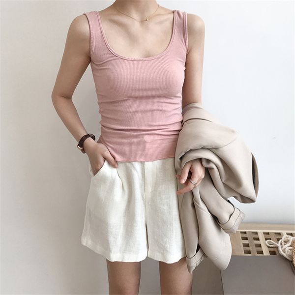 korea harajuku 2018 summer new tank women sleeveless multicolor thread bralette loose t shirt ladies vest singlets, White
korea harajuku 2018 summer new tank women sleeveless multicolor thread bralette loose t shirt ladies vest singlets, White