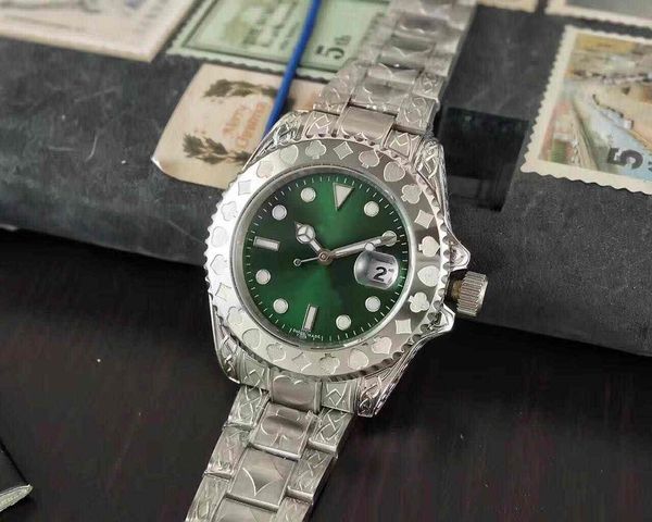 2018 + 3a quality, men's automatic watch, card engraving pattern, automatic imported movement, 316 steel buckle, Slivery;brown
2018 + 3a quality, men's automatic watch, card engraving pattern, automatic imported movement, 316 steel buckle, Slivery;brown