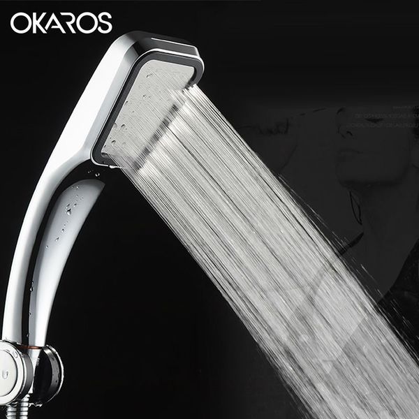 okaros 30% water saving shower head 300% pressure powerful 300 holes abs chrome plated hand held bathroom shower head
okaros 30% water saving shower head 300% pressure powerful 300 holes abs chrome plated hand held bathroom shower head