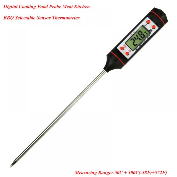 1pc digital food cooking thermometer kitchen bbq dining tools temperature household thermometers cooking without plastic tube
1pc digital food cooking thermometer kitchen bbq dining tools temperature household thermometers cooking without plastic tube