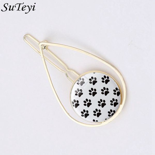 suteyi 2018 new arrival hollowed water drop cat animal i love cats hair clip accessories alloy for woman girls holder headwear, Golden;white
suteyi 2018 new arrival hollowed water drop cat animal i love cats hair clip accessories alloy for woman girls holder headwear, Golden;white