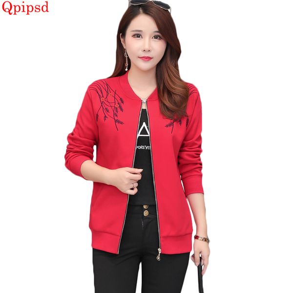 large size womens clothing 2018 spring autumn women basic jacket pocket zipper embroidery outwear loose coat windbreaker female, Black;brown
large size womens clothing 2018 spring autumn women basic jacket pocket zipper embroidery outwear loose coat windbreaker female, Black;brown