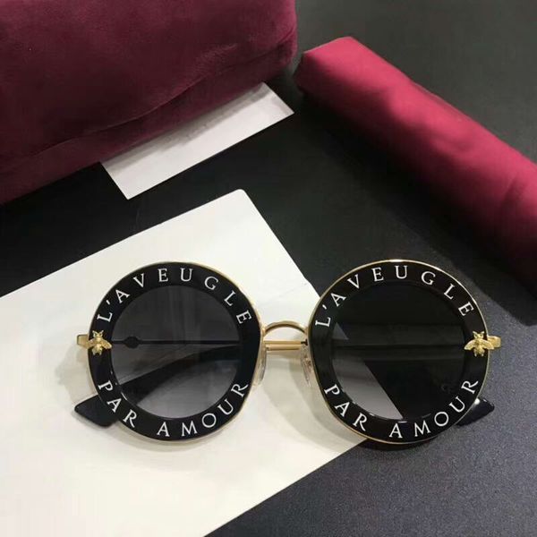 0113 round sunglasses black / gold w/grey gradient 0113 s fashion sunglasses for women new with box, White;black
0113 round sunglasses black / gold w/grey gradient 0113 s fashion sunglasses for women new with box, White;black
