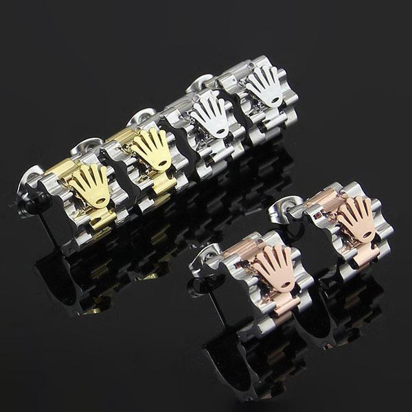 Мода из нержавеющей стали 316L R пальмовой 3 цвета дамы уха ногти дама 18K позолоченны 
Мода из нержавеющей стали 316L R пальмовой 3 цвета дамы уха ногти дама 18K позолоченны