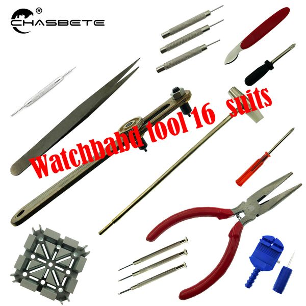 watch repair tool kit spring bar repair pry screwdriver metal watchmaker link remover set+hammer +watch strap holder accessory, Black;brown
watch repair tool kit spring bar repair pry screwdriver metal watchmaker link remover set+hammer +watch strap holder accessory, Black;brown