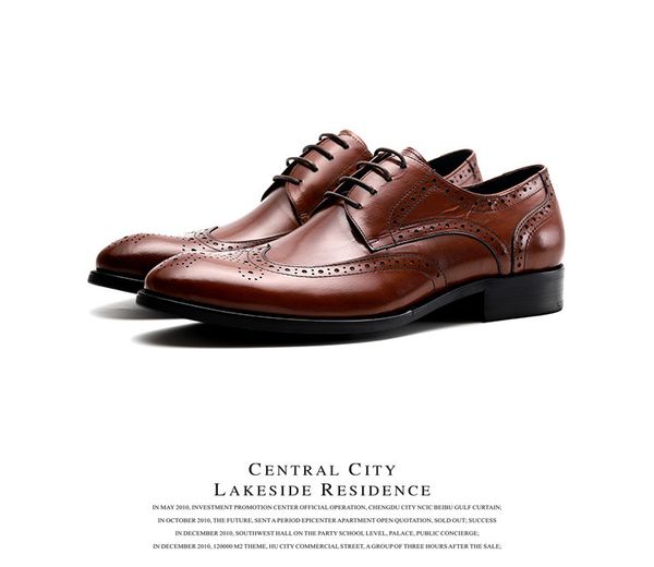 concise designer men black formal shoes fashion round toe lace up leisure leather shoes for man office brogue shoe 37-45
concise designer men black formal shoes fashion round toe lace up leisure leather shoes for man office brogue shoe 37-45