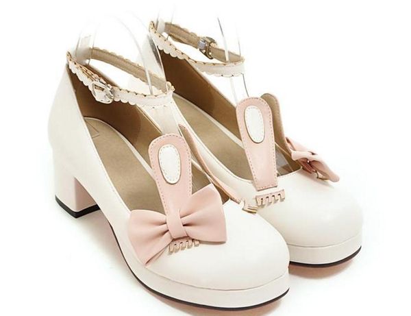 send high heeled princess shoes women round head coarse heel bowknot single shoes, Black
send high heeled princess shoes women round head coarse heel bowknot single shoes, Black