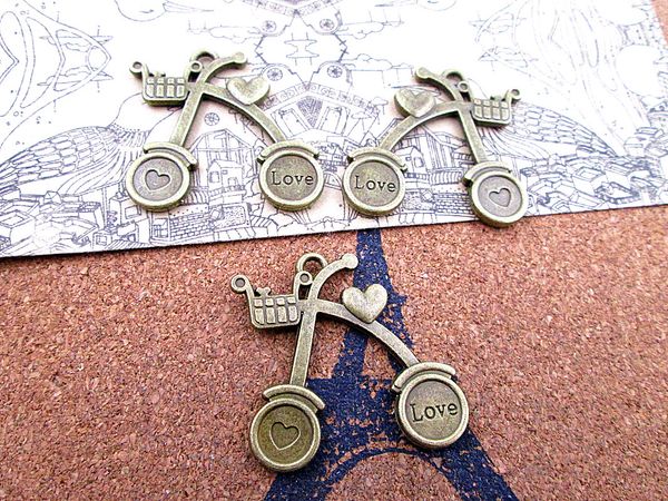 18pcs sale 33*31mm antique bronze simple heart bicycle diy jewelry making, Bronze;silver
18pcs sale 33*31mm antique bronze simple heart bicycle diy jewelry making, Bronze;silver
