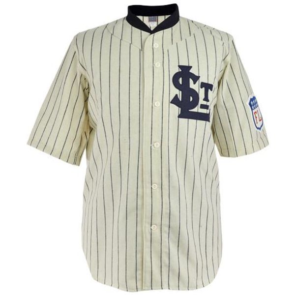 St. Louis Terriers 1914 Home Jersey 100% Stitched Embroidery Logos Vintage Baseball Jerseys Custom Any Name Any Number Free Shipping
St. Louis Terriers 1914 Home Jersey 100% Stitched Embroidery Logos Vintage Baseball Jerseys Custom Any Name Any Number Free Shipping