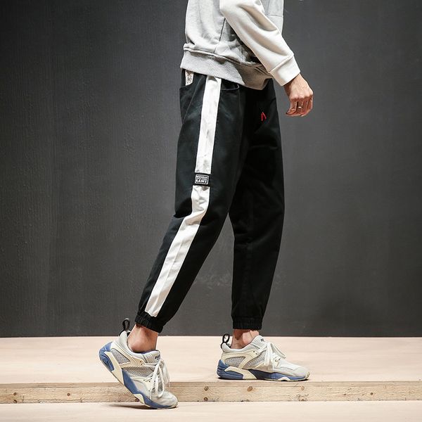 2018 spring new pants men fashion side stripe design joggers korean slim fit casual harem pant plus size trousers male 5xl-m hot, Black
2018 spring new pants men fashion side stripe design joggers korean slim fit casual harem pant plus size trousers male 5xl-m hot, Black