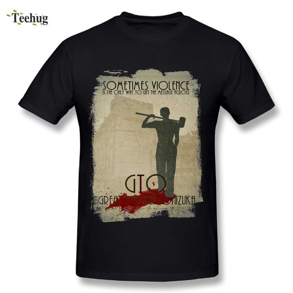 round collar men great teacher onizuka t-shirt brand man pure cotton graphic print t-shirt, White;black
round collar men great teacher onizuka t-shirt brand man pure cotton graphic print t-shirt, White;black