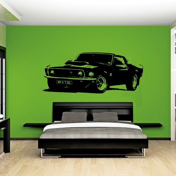 removable vintage xl large car ford mustang 1969 wall art decal sticker home decoration art mural paper car sticker a-101
removable vintage xl large car ford mustang 1969 wall art decal sticker home decoration art mural paper car sticker a-101