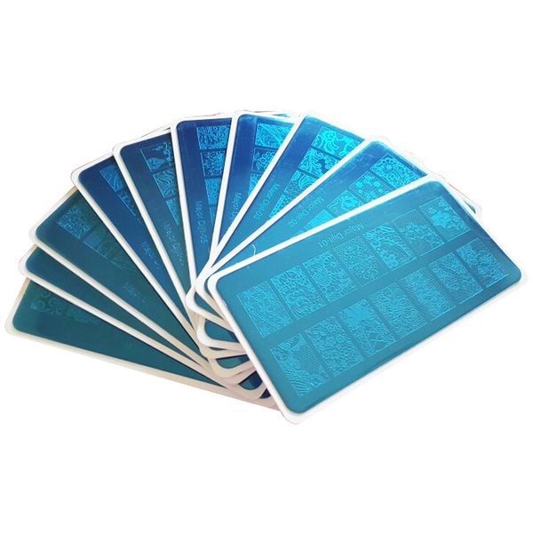 10pcs /set patterns stainless steel nail art stamping plates nail art printer tool manicure stencils for halloween or christmas, White
10pcs /set patterns stainless steel nail art stamping plates nail art printer tool manicure stencils for halloween or christmas, White