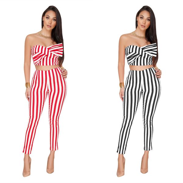 women 2 pieces outfits sleeveless bow striped short length and long pants casual style q066, White
women 2 pieces outfits sleeveless bow striped short length and long pants casual style q066, White