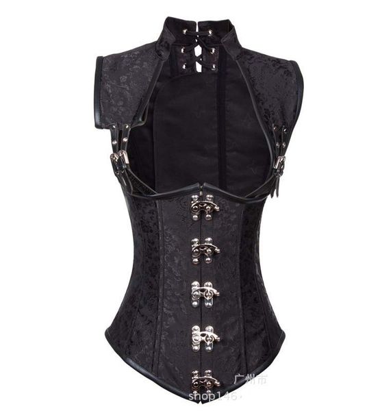 s-6xl plus size steam punk black vest corset button waist trainer steel boned corsets gothic korset overbust bustier ship, Black;white
s-6xl plus size steam punk black vest corset button waist trainer steel boned corsets gothic korset overbust bustier ship, Black;white