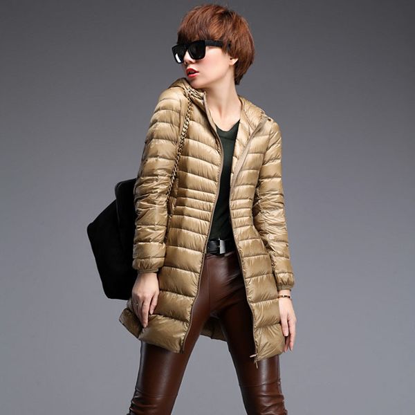 Women Designer Winter Coats Casual Solid Color Luxury Hooded Female Duck Down Parkas Thin Jackets Woman Outwear
Women Designer Winter Coats Casual Solid Color Luxury Hooded Female Duck Down Parkas Thin Jackets Woman Outwear