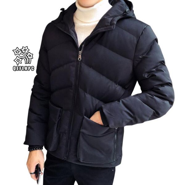 2018 men cotton padded clothes keep warm in winter cotton-padded jacket men thick coat loose style men's down & parkas coats hooded ssg, Black
2018 men cotton padded clothes keep warm in winter cotton-padded jacket men thick coat loose style men's down & parkas coats hooded ssg, Black