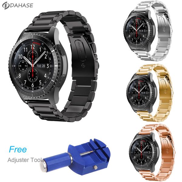 Stainless Steel Watch Band for Samsung Gear S3 Frontier Strap for Gear S3 Classic Smart Watch Bracelet with Adjust Tool
Stainless Steel Watch Band for Samsung Gear S3 Frontier Strap for Gear S3 Classic Smart Watch Bracelet with Adjust Tool