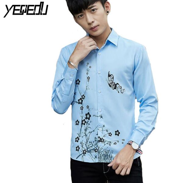 #2346 spring camisa social men shirt long sleeve 3d print fashion mens dress shirts casual slim fit camisas hombre manga larga, White;black
#2346 spring camisa social men shirt long sleeve 3d print fashion mens dress shirts casual slim fit camisas hombre manga larga, White;black