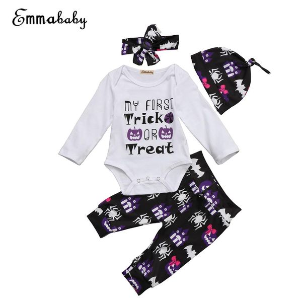 halloween newborn infant baby girls clothes o-neck long sleeve letter pumpkin print romper long pants hat headband 4pcs 0-24m, White
halloween newborn infant baby girls clothes o-neck long sleeve letter pumpkin print romper long pants hat headband 4pcs 0-24m, White